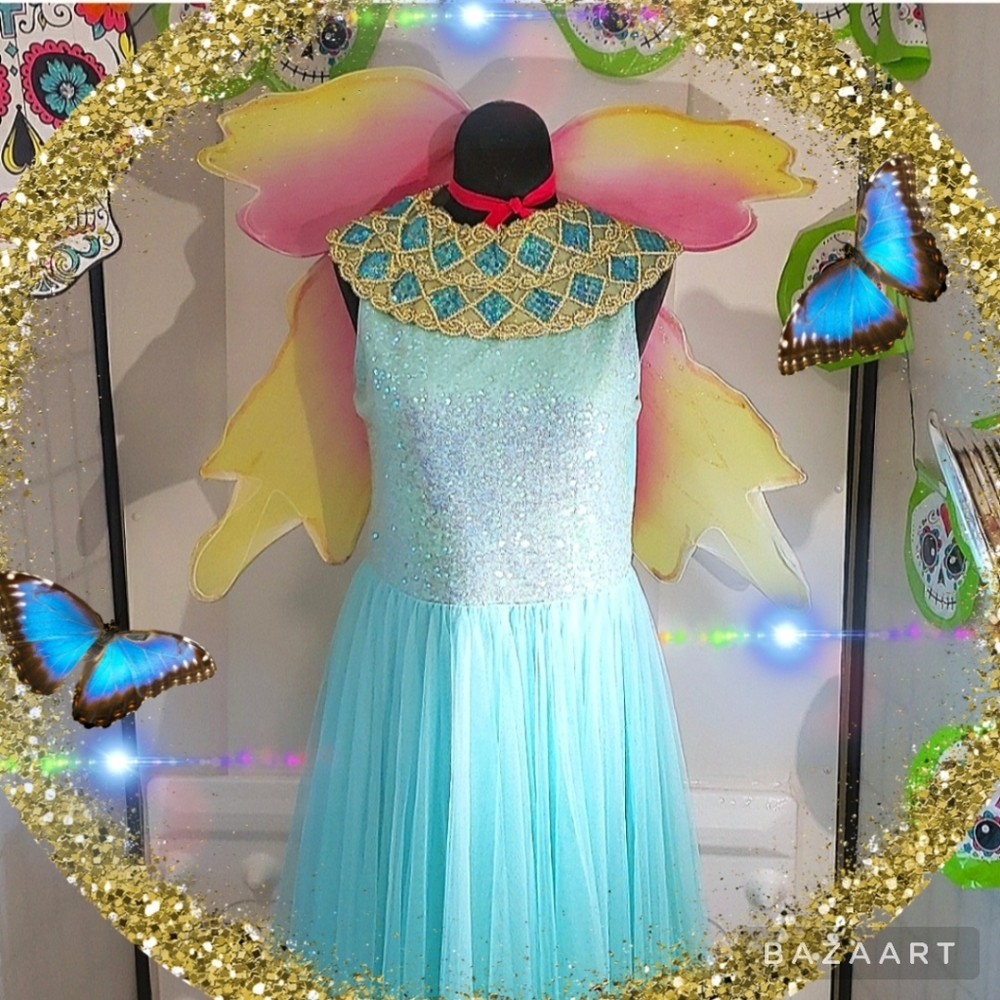Fairy Costume with Wings Size Small Jr.